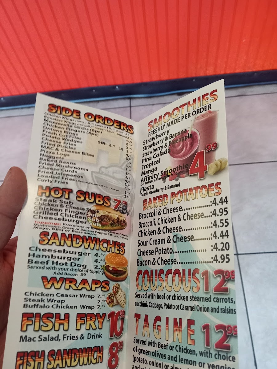 Lakeside Hots Menu - Image 2